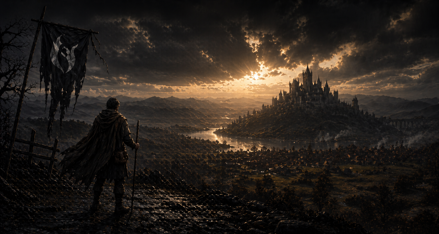 Lowborn Rising medieval character artwork